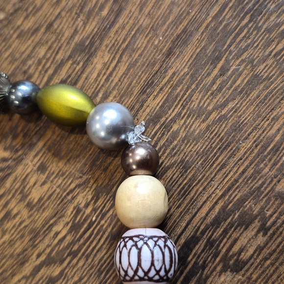 Vintage Beaded Necklaces, Paper, Clay, Wood, Etc. Set of 2 - Picture 9 of 9